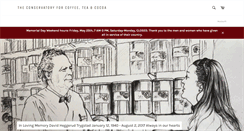 Desktop Screenshot of conservatorycoffeeandtea.com